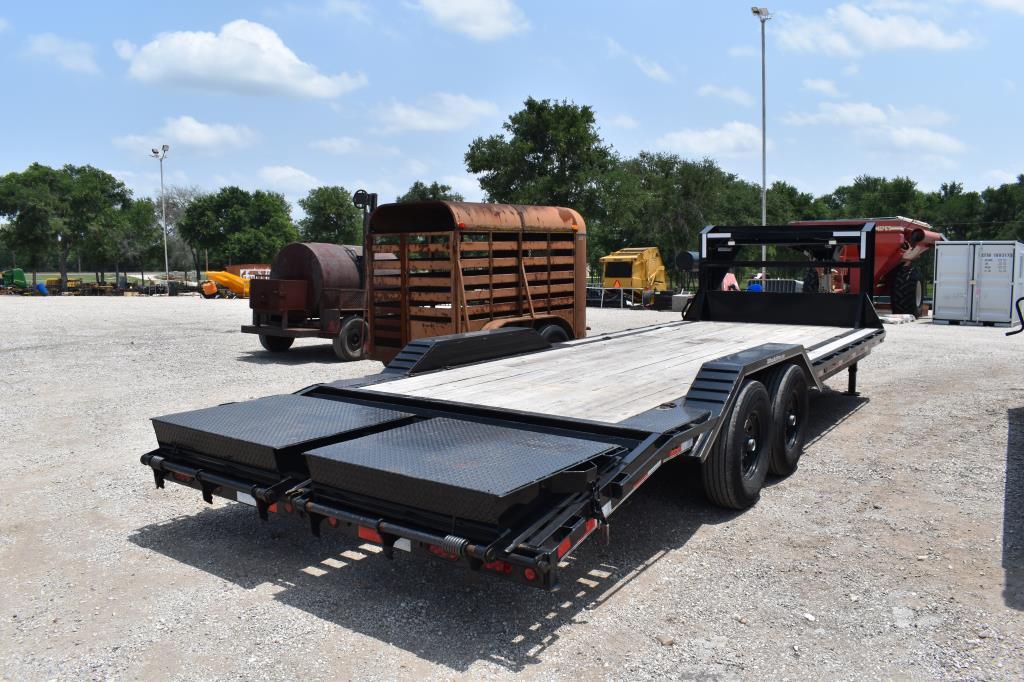 2022 DELCO 24' GOOSENECK LOWBOY TRAILER (VIN # 5WWGC2422N6022270) (TITLE ON HAND AND WILL BE MAILED