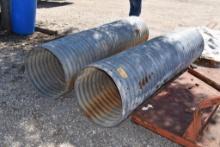 2 - 24" X 10' TIN HORNS