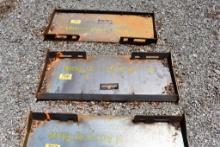 SKID STEER WELD PLATE