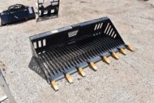 6' SKID STEER ROCK BUCKET