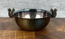 Wallace Silver Plate Nut Dish with Squirrels