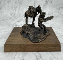 Harvey Rattey Prospector Bronze Montana