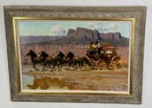 Dan Mieduch Las Cruces Stagecoach Painting