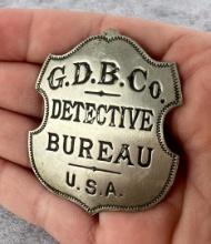 Antique Grannan & Co Detective Bureau Badge