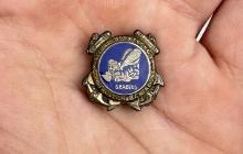 WW2 Seabees Sterling Silver Sweetheart Pin