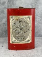 Antique Dupont HF Gunpowder Tin