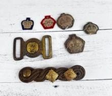 British Army Victorian Buckle And Badges