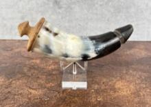 Custom Made Frontier Powder Horn