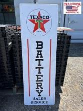 Texaco Battery Sign 14x42