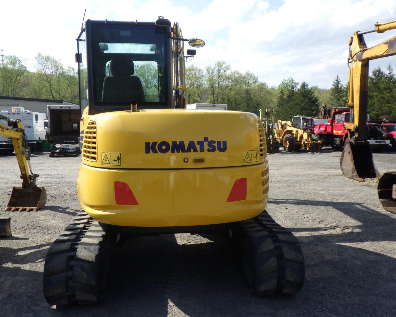 2021 KOMATSU PC80MR Hyd Excavator w/Bucket   Blade   EROPS   Hyd Quick Conn