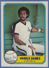Sharp 1981 Fleer #346 Harold Baines RC Chicago White Sox