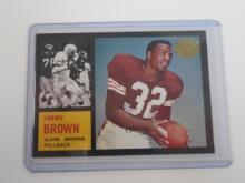 2001 TOPPS ARCHIVES JIM BROWN 1962 TOPPS DESIGN CLEVELAND BROWNS