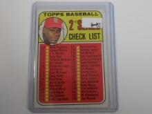 1969 TOPPS BASEBALL #107 2ND SERIES CHECKLIST UNMARKED