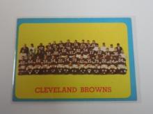 1963 TOPPS FOOTBALL #24 CLEVELAND BROWNS TEAM CARD VINTAGE JIM BROWN