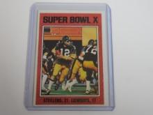1976 TOPPS FOOTBALL #333 TERRY BRADSHAW SUPER BOWL X PITTSBURGH STEELERS