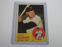 1963 TOPPS BASEBALL #30 HARVEY KUENN SAN FRANCISCO GIANTS