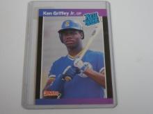 1989 DONRUSS BASEBALL #33 KEN GRIFFEY JR RATED ROOKIE CARD MARINERS REDS HOF RC