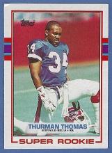 1989 Topps #45 Thurman Thomas RC Buffalo Bills