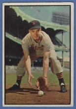 1953 Bowman Color #125 Fred Hatfield Detroit Tigers