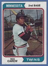 High Grade 1974 Topps #50 Rod Carew Minnesota Twins