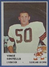 High Grade 1961 Fleer #16 Vince Costello Cleveland Browns