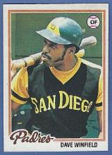 Pack Fresh 1978 Topps #530 Dave Winfield San Diego Padres