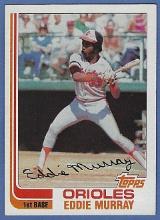 Nice 1982 Topps #390 Eddie Murray Baltimore Orioles