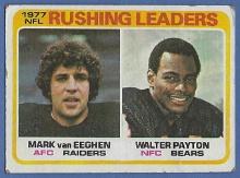 1978 Topps #333 Rushing Leaders Walter Payton