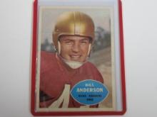 1960 TOPPS FOOTBALL #126 BILL ANDERSON ROOKIE CARD