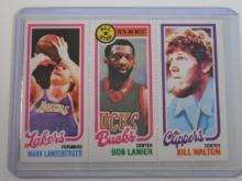 1980-81 TOPPS BASKETBALL MARK LANDSBERGER BOB LANIER BILL WALTON