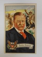 1956 TOPPS UNITED STATES PRESIDENTS #28 THEODORE TEDDY ROOSEVELT