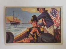 1954 BOWMAN US NAVY VICTORIES #13 NAVAL FORCES TAKE MONTERY