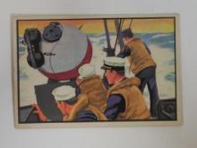 1954 BOWMAN US NAVY VICTORIES #33 MINING THE NORTH SEA