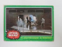 1977 TOPPS STAR WARS #212 A STORMTROOPER IS BLASTED