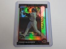1999 BOWMAN CHROME FRED MCGRIFF REFRACTOR CARD DEVIL RAYS