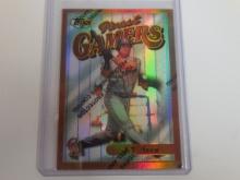 1996 TOPPS FINEST J.T. SNOW REFRACTOR CARD CALIFORNIA ANGELS