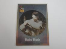 2001 TOPPS 50TH ANNIVERSARY BABE RUTH BEFORE THERE WAS TOPPS FOIL YANKEES