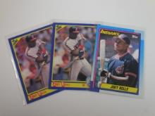 1990 SCORE AND TOPPS ALBERT JOEY BELLE ROOKIE CARD RC LOT INDIANS