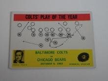 1964 PHILADELPHIA FOOTBALL #14 INDIANAPOLIS COLT'S PLAY OF THE YEAR VINTAGE