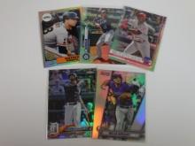 AWESOME TOPPS CHROME AND BOWMANS BEST BASEBALL REFRACTOR CARD LOT