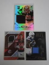 PANINI CERTIFIED UNPARALLELED BLACK JERSEY CARD LOT 3 CARDS
