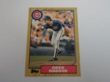 1987 TOPPS TRADED GREG MADDUX ROOKIE CARD CHICAGO CUBS RC