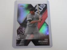 2020 TOPPS CHROME TED WILLIAMS DIE CUT REFRACTOR BOSTON RED SOX
