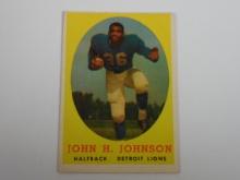 1958 TOPPS FOOTBALL #75 JOHN HENRY JOHNSON DETROIT LIONS
