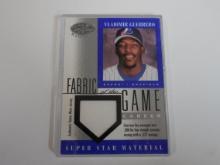2001 LEAF CERTIFIED VLADIMIR GUERRERO GAME USED JERSEY CARD #D 163/322