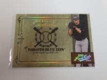2004 PLAYOFF PRIME CUTS ROY HALLADAY GOLD CENTURY HOLO #D 21/25 BLUE JAYS