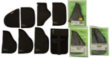 Large Group of Leather and Nylon Holsters by Sticky Holsters