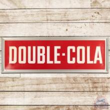 NOS Double Cola Embossed SS Tin Sign St. Clair Bottling Co.