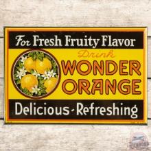 Drink Wonder Orange Delicious Refreshing SS Tin Sign
