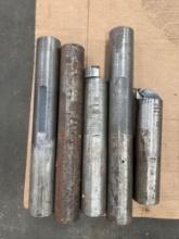 Lot of 5: Boring Bars Ranging From 2-1/4? Dia X 10-5/8? L to 2-3/8? Dia X 18-1/4? L